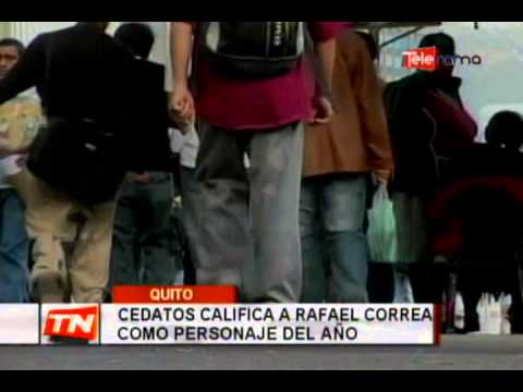 CEDATOS califica a Rafael Correa como personaje del año