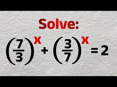 Algebra Challenge: Can You Solve This SAT-Exam Tricky Exponential Equation? ACT, GCSE Maths