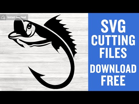 Fish Hook Svg Free Cut Files for Cricut Free Download