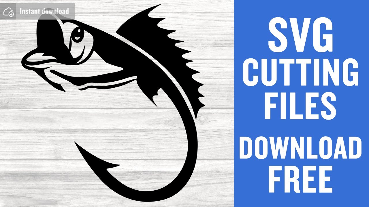 Fish Hook Svg Free Cut File for Cricut 