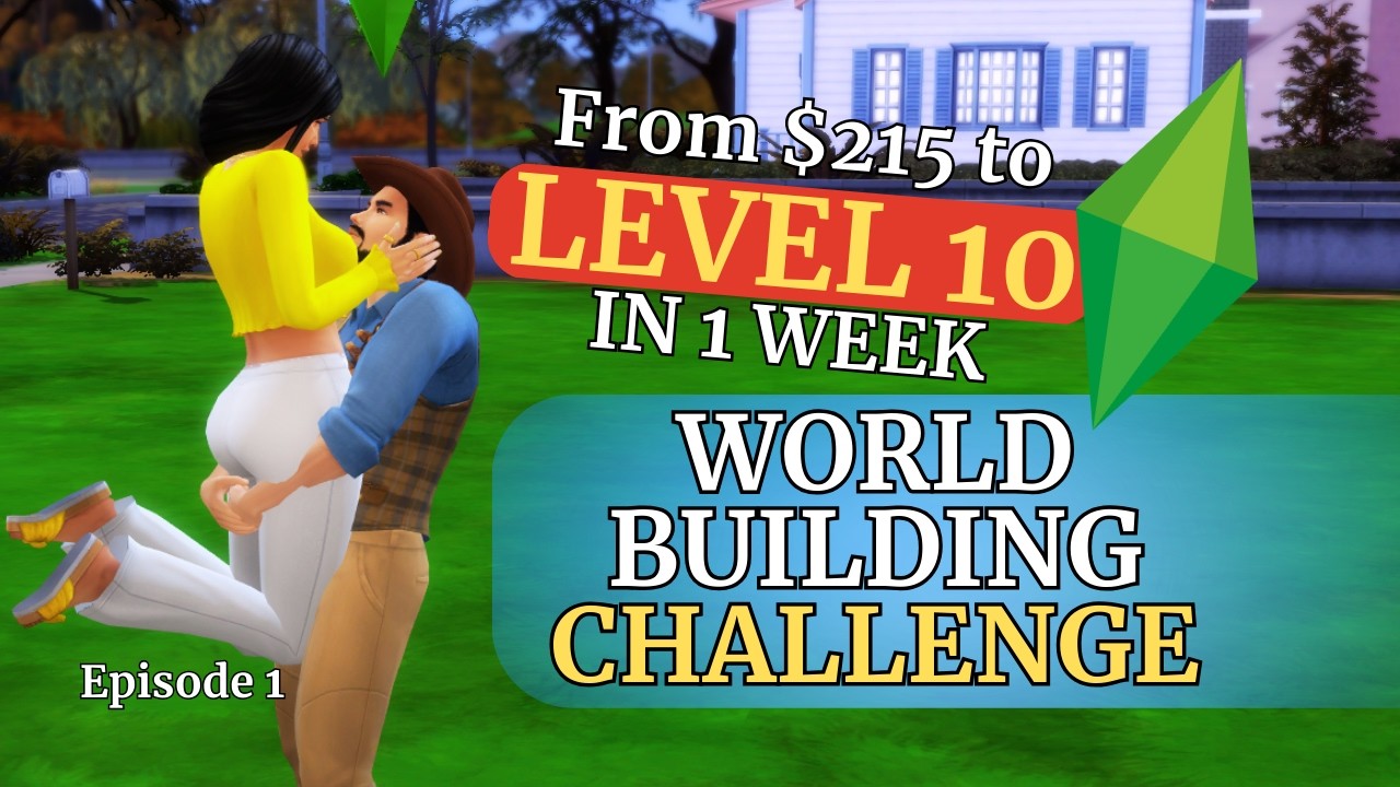 Building up an EMPTY World in The Sims 4… But Everything Is LOCKED 🔒 | Episode 1