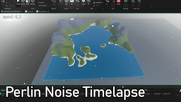 Perlin Noise Terrain Timelapse | Roblox Studio