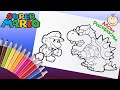 Игра Супер Марио раскраска Для Детей  Раскраска из игры для Маленьких