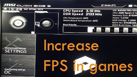 OC Genie 4 Overclock Ryzen 3 1200, MSI B450M PRO-VDH motherboard