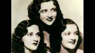 Boswell Sisters - Gee But I'd Like To Make You Happy 1930 chords