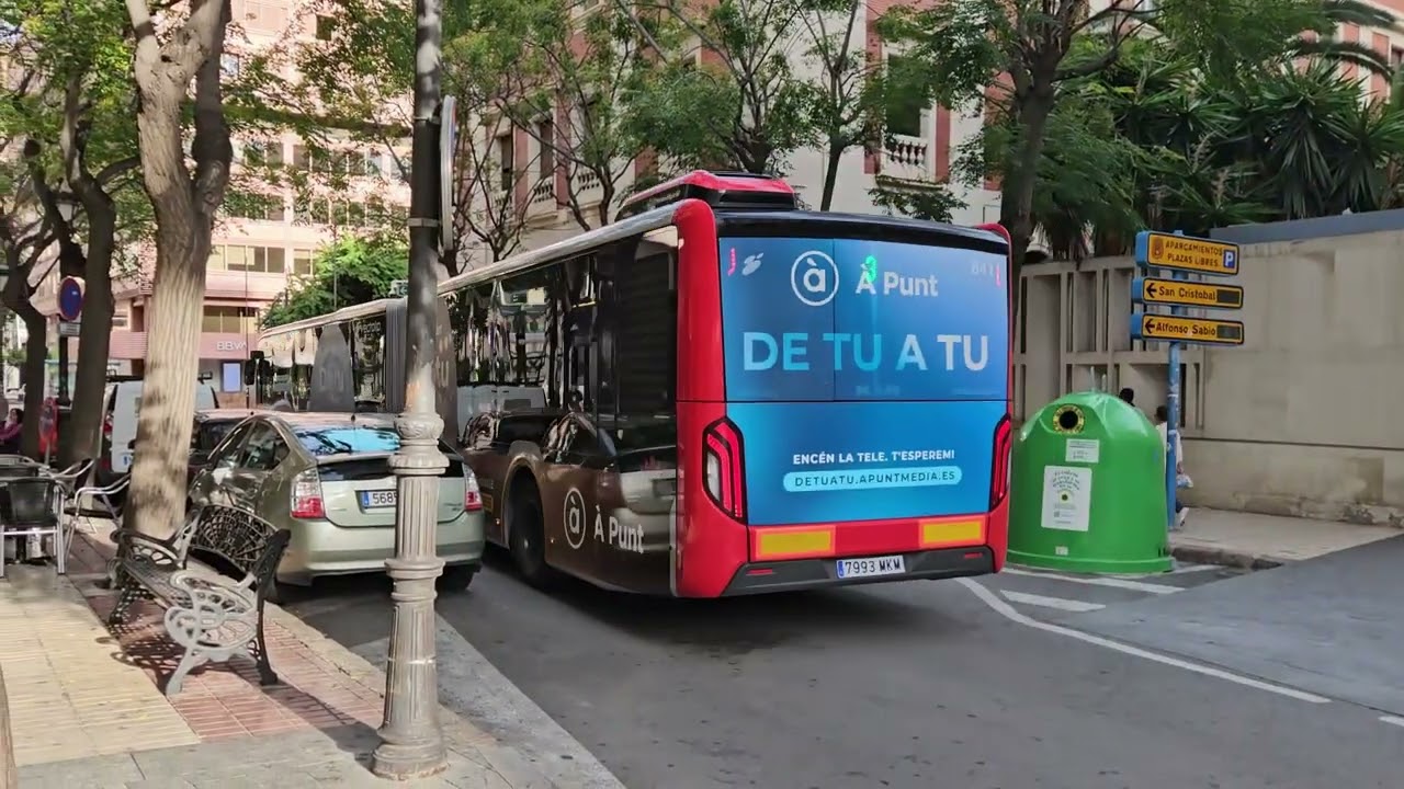 Alicante autobuses y tram Octubre 2025