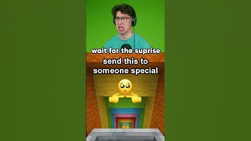 Wait For The Surprise in Minecraft!🤔 #reaction