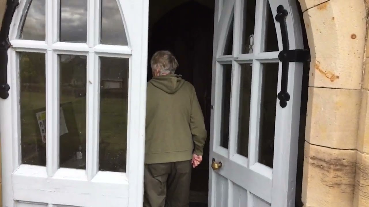 Monolith at All Saints Church, Rudston