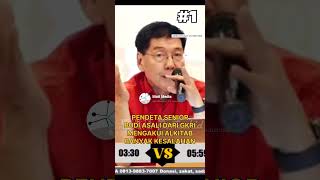 Padahal Selalu menang debat, Pendeta Budi Asali akhirnya takluk melawan Dondy Tan  Bag1 #dondytan