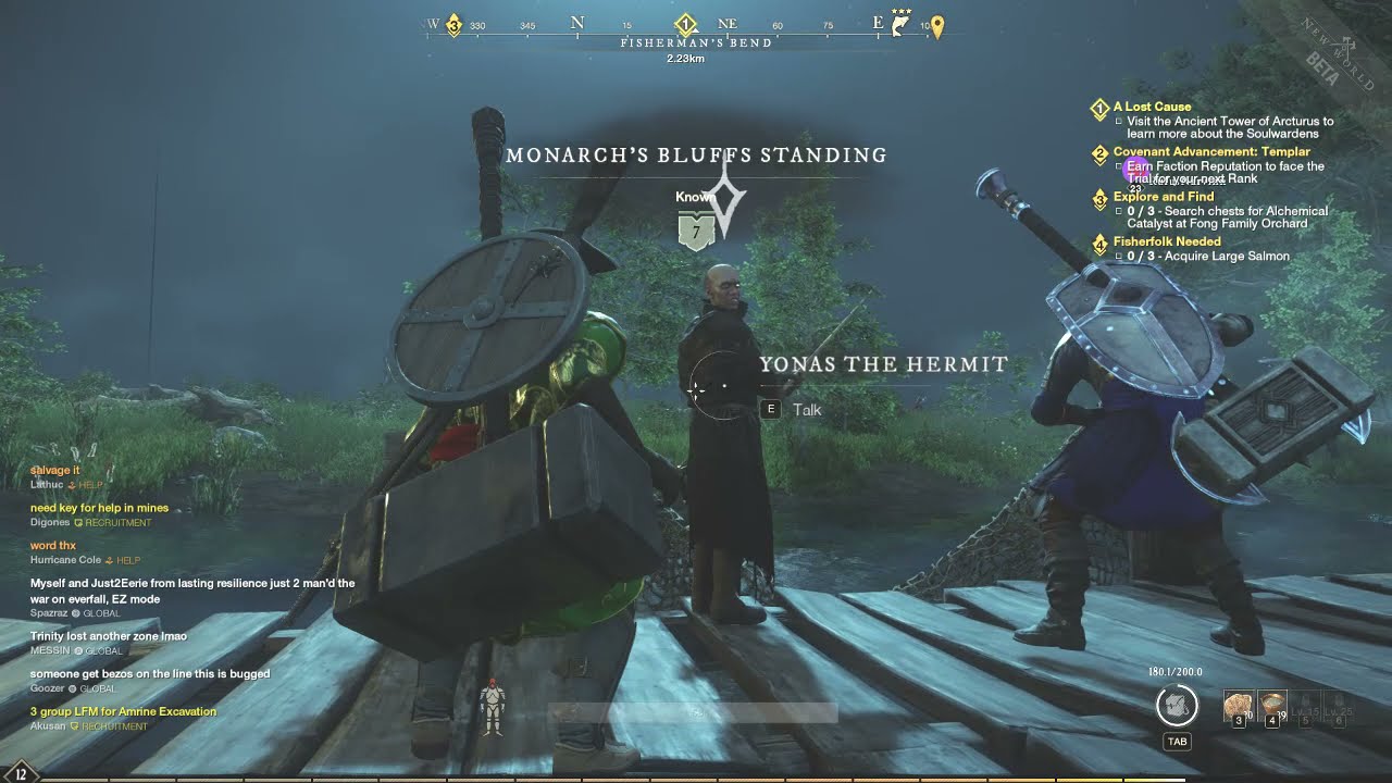 Complete quest to help the settlement before investigating, talk to Yonas Alazar. Location NEW