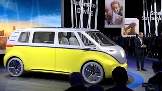 Volkswagen I.D. Buzz Revealed at the NAIAS 2017 (Full Press Conference) Volkswagen Press Conference In 8 Minutes 2019 Naias