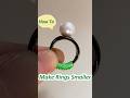 Jewelry Hack How To Make Rings Smaller If It S Too Big Or You Want To Fit It On Different Fingers 