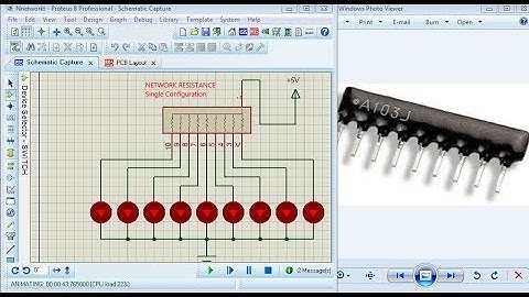 Network Resistance Testing With Demo Lesson #7 (in Proteus)