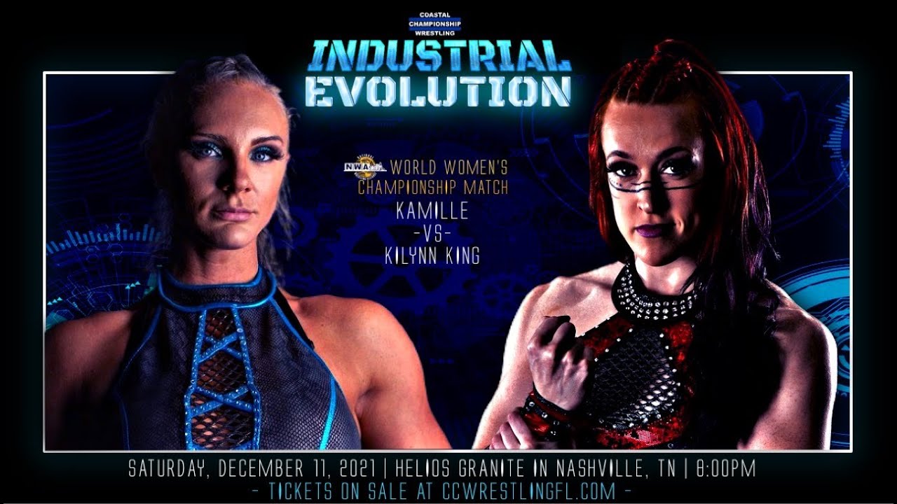 Kamille vs. KiLynn King, NWA Women's Title, CCW Industrial Evolution, 12.11.21 (Full Match)