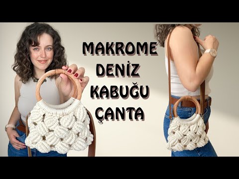 MAKROME DENİZ KABUĞU ÇANTA YAPIMI | MACRAME SHELL BAG TUTORIAL | DIY
