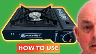 Butane cartridge gas stove