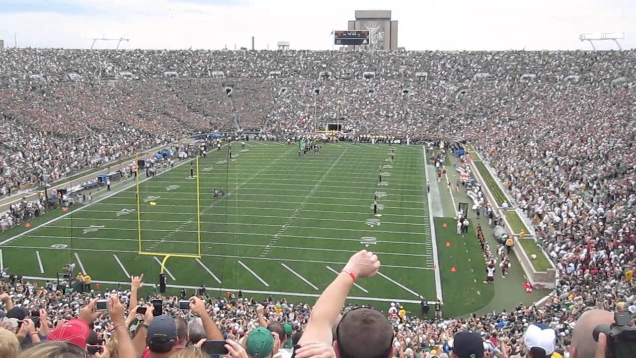 2013 Notre Dame Football Entrance YouTube 2013-notre-dame-football-entrance-youtube