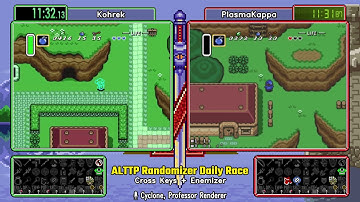 Crossworld Keysanity + Enemizer 04/01/19 ALTTP Randomizer Daily Race