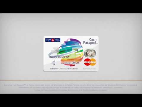 La carte prépayée Cash Passport MasterCard de Postes Canada