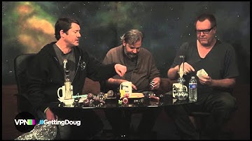 Dan Harmon & Steve Agee ask about the Poke A Bowl® ashtray on Getting Doug with High
