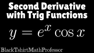 Second Derivative with Trig Functions Problem 1 (Calculus 1)