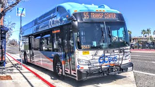 OCBus 2018 New Flyer XHE40 #1118 Route 55 to Newport Transportation Center