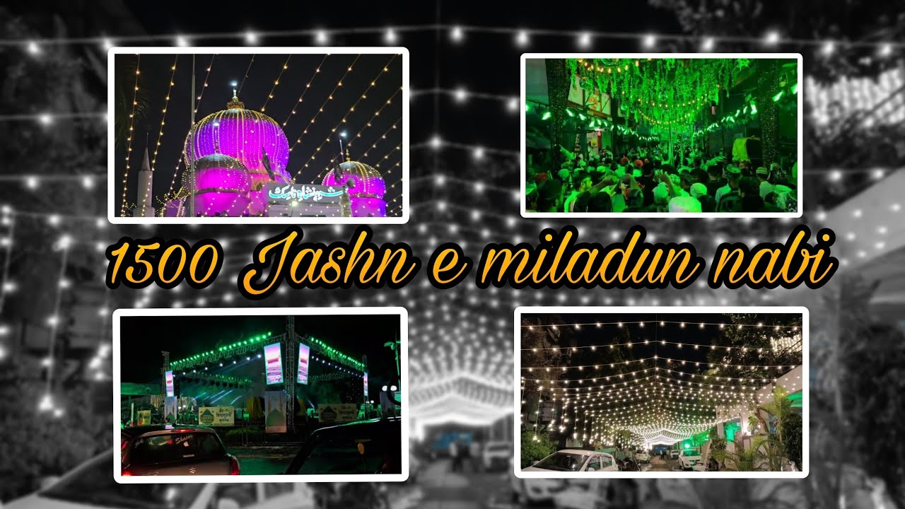 1500 Jashn e miladun nabi - Nashik Maharashtra #eidemilad1500 #nashik #jashn 