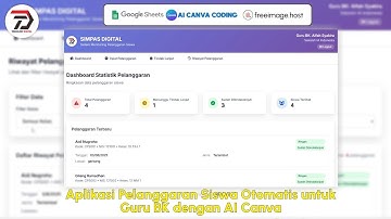 Cara Membuat Aplikasi Pelanggaran Siswa Otomatis untuk Guru BK dengan AI Canva