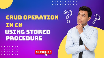 Crud Operation Using Stored Procedure in C# #sql #storedprocedure