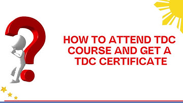 LTO TDC Course (Theoretical Driving Course) Enrollment and How to Get a TDC Certificate