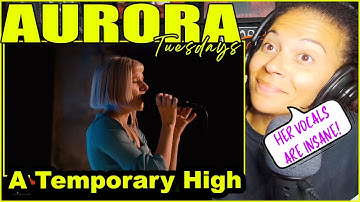 AURORA - A Temporary High acoustic version | Live on German TV | Morgenmagazin | Reaction