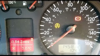 VW Golf/Bora ASR/ESP Dashboard Light comes on after 10 minutes driving - How to Fix & Repair