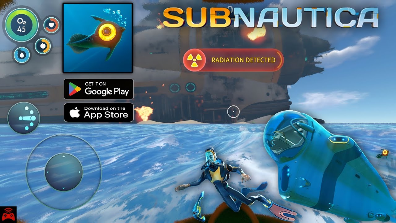 Subnautica Android UHD game play | new survival game - Open world