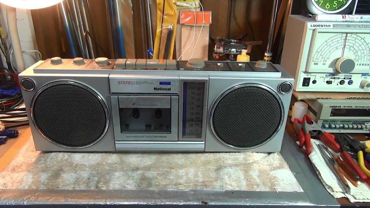 ナショナル ラジカセ RX 4930 STEREO - YouTube