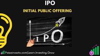 Basic Concept of IPO - Initial Public Offering | What is IPO - in Hindi