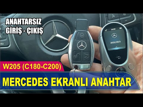 Mercedes Ekranlı Anahtar Yapımı (Dokunmatik) - Oto Anahtarcı İstanbul