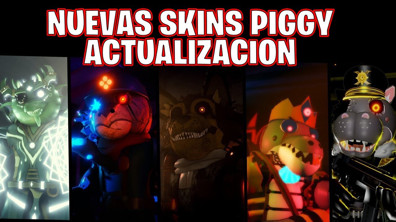5 Nuevas Skins Jumpscare PIGGY EVENTO DE DIBUJO ROBLOX YouTube 