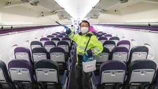 ＬＣＣ機内のコロナ感染対策を公開
