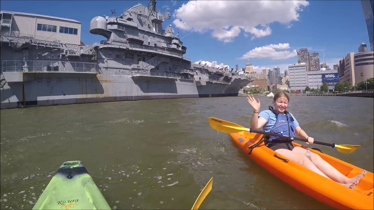 NYC kayaking YouTube