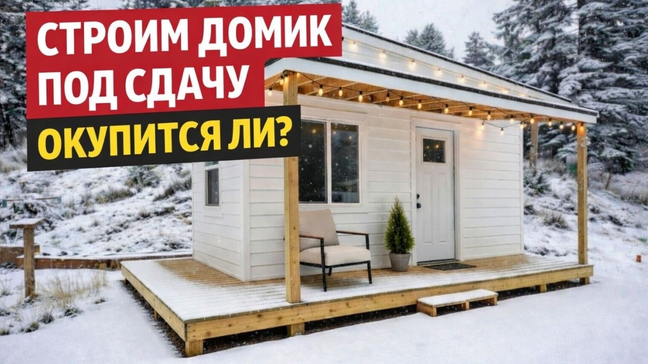 Строим домик под аренду в лесу: окупится или это ошибка?
