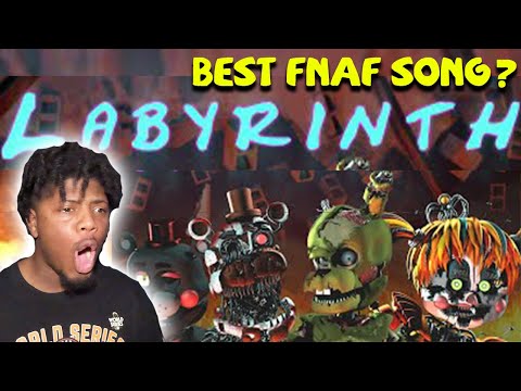 I Did Not Expect This! FNaF-SFM | Labyrinth By CG5 {REMASTERED} REACTION