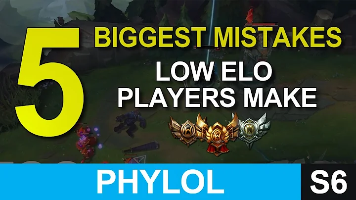 5 biggest mistakes low elo players make that stop them climbing - League of Legends