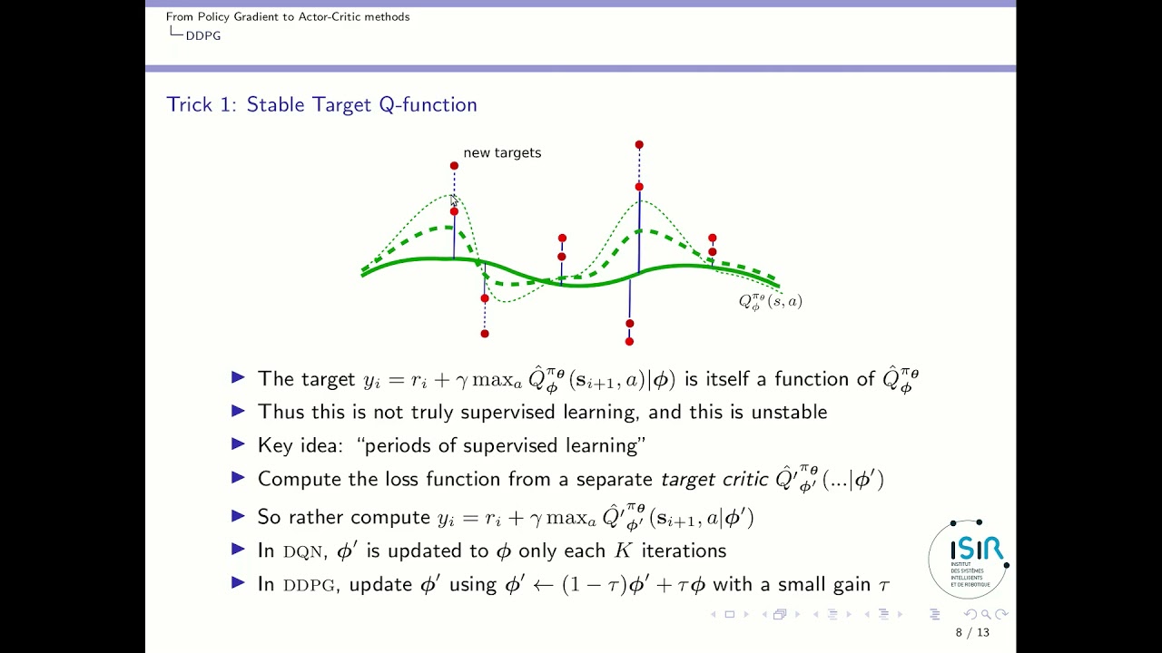 DDPG and TD3 (RLVS 2021 version)
