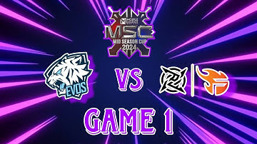 EVOS Glory vs NIP Flash GAME 1 FILIPINO Broadcast | MSC 2024 | WOMLBB