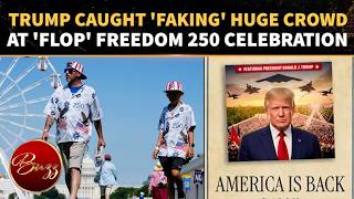 Trump's 'Massive Crowd' FAKE: Fourth Of July HYPE BACKFIRES As AI Claims 'Ruin' America 250