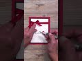 Ribbon Card Making Hack #shorts