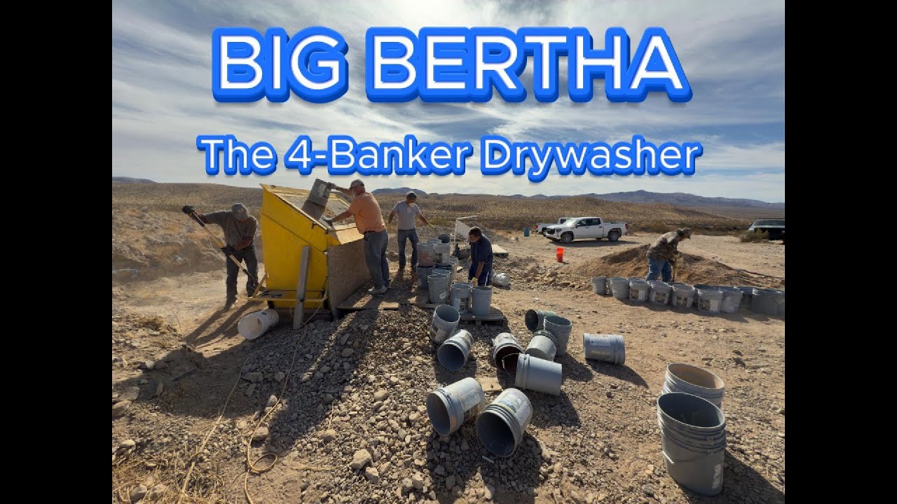 Big Bertha Puffin for Gold at Duisenburg Gold Mining Camp in California