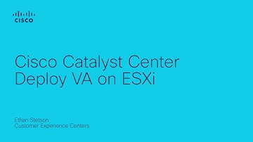 How to Deploy Cisco Catalyst Center as a VM in ESXi | Step-by-Step Virtualization Guide
