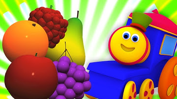 Bob, chuyến tàu | học trái cây với bob | Fruits for Kids | Bob Fruit Train
