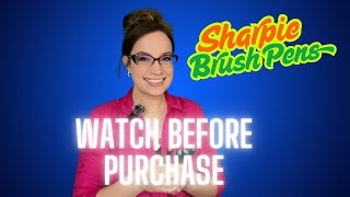 Sharpie Creative Paint-Like Brush Tip Acrylic Markers Review